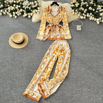 مجموعة مطبوعات البلاط الأزرق من Artful Elegance 
